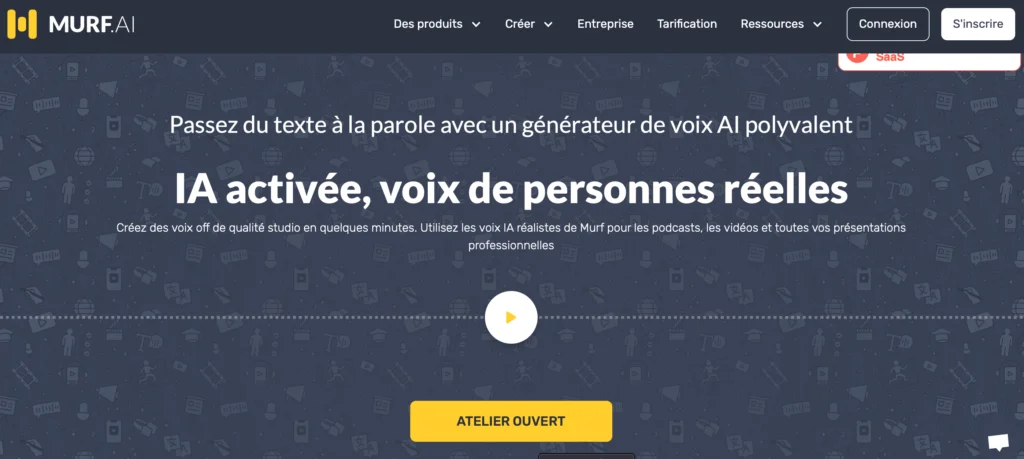 40 Outils d'IA pour Gagner en Temps et en Efficacité 4 Murf - Le logiciel de synthèse vocale polyvalent