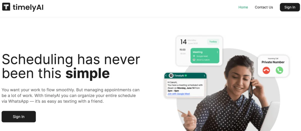 40 Outils d'IA pour Gagner en Temps et en Efficacité 28 TimelyAI - Une approche innovante pour la gestion du temps