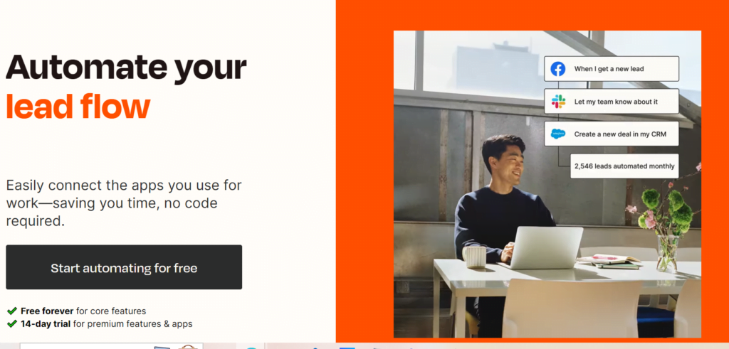 10 Outils de Growth Marketing pour Stimuler la Croissance 7 Zapier outil d’automation - outils de growth marketing - JLJ Digital