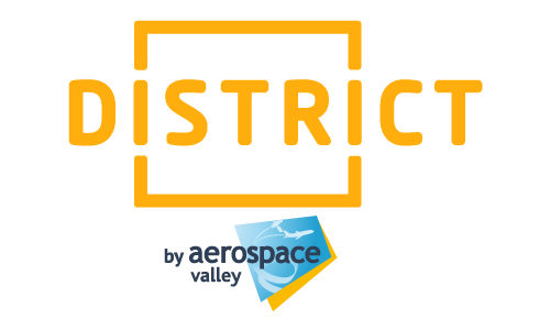 District by aerospace valley - Logo - 1 orange