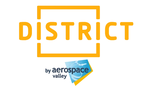 District by aerospace valley - Logo - 1 orange