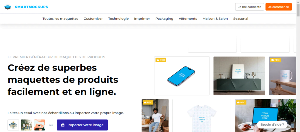 Smart Mockup, Créer des mockups en haute résolution pour vos produits