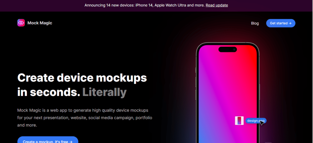 Mock magic, Une application qui vous fait gagner du temps