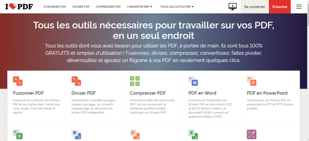 I love PDF,  Un éditeur de PDF en ligne accessible à tous