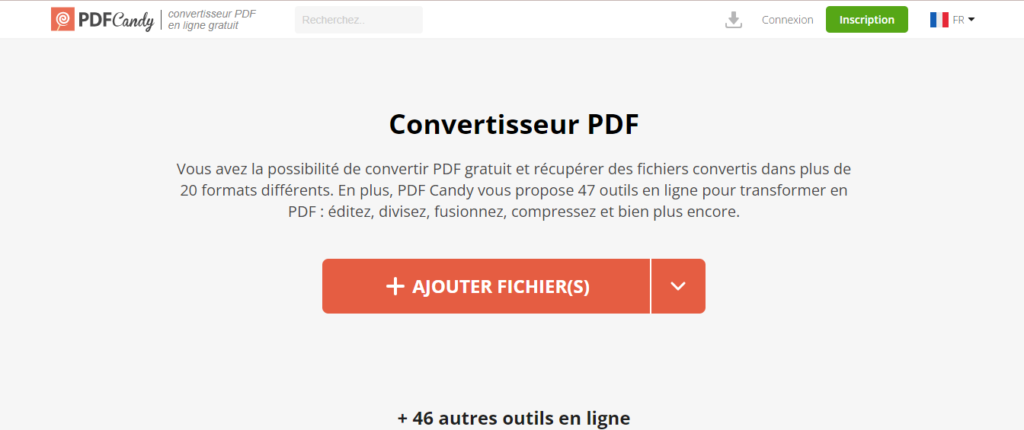 PDF candy, Réaliser différentes actions autour d’un PDF