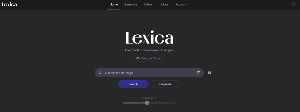 Lexica - Un moteur de recherche d'images créé par l'IA